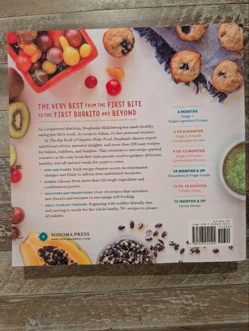 The Big Book of Organic Baby Food By Stephanie Middleberg, MS, RD, CDN